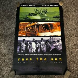 Race The Sun Original Double Sided 27 X 40 Theatrical Movie Poster